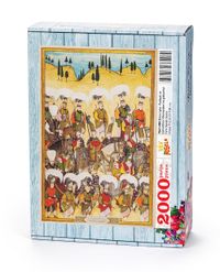 Surname - Birinci Gün. Padişah ve Hizmetlileri Okmeydanı'na Gidiyorlar Ahşap Puzzle 2000 Parça (TS61-MM)