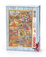 Surname - Altıncı Gün. Berberler, Mumcular ve Saraçlar Alayı Ahşap Puzzle 2000 Parça (TS56-MM)