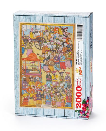 Surname - Altıncı Gün. Berberler, Mumcular ve Saraçlar Alayı Ahşap Puzzle 2000 Parça (TS56-MM)