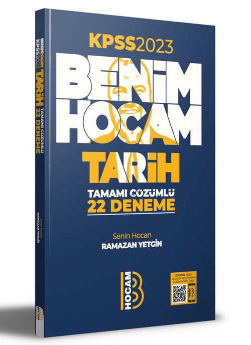2023 KPSS Tarih Tamamı Çözümlü 22 Deneme 