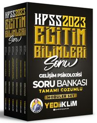2023 KPSS Eğitim Bilimleri Tamamı Çözümlü Modüler Soru Bankası Seti  (6 Kitap)