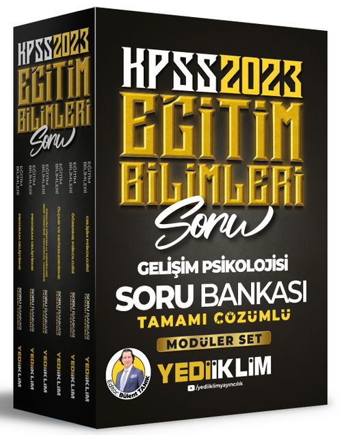 2023 KPSS Eğitim Bilimleri Tamamı Çözümlü Modüler Soru Bankası Seti  (6 Kitap)