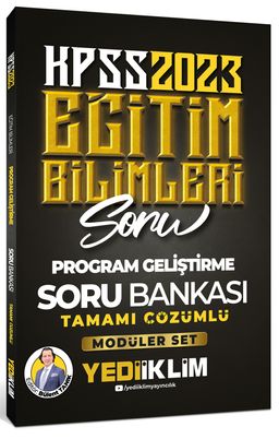2023 KPSS Eğitim Bilimleri Program Geliştirme Tamamı Çözümlü Soru Bankası (Modüler Set İçerisindeki)
