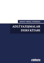Adli Yazışmalar Ders Kitabı