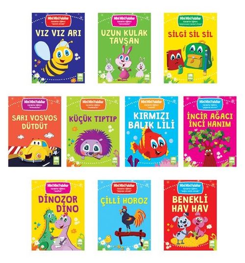Mini Mini Fabllar Karakter Geliştiren Masallar (10 Kitap)