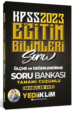 2023 KPSS Eğitim Bilimleri Ölçme ve Değerlendirme Tamamı Çözümlü Soru Bankası (Modüler Set İçerisindeki) 