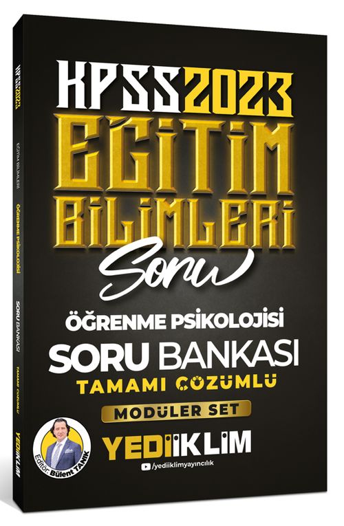 2023 KPSS Eğitim Bilimleri Öğrenme Psikolojisi Tamamı Çözümlü Soru Bankası (Modüler Set İçerisindeki)