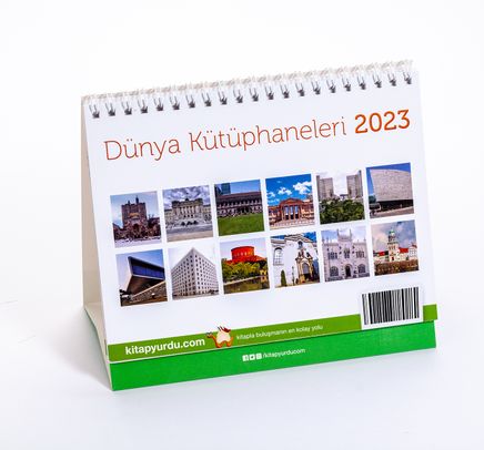 2023 Kitapyurdu Masa Takvimi (Dünya Kütüphaneleri)