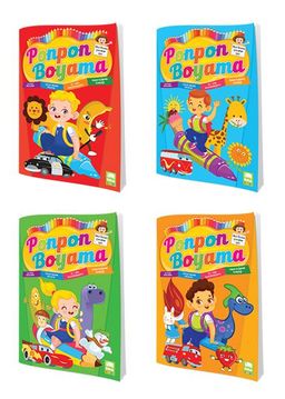 Ponpon Boyama Seti (4 Kitap)