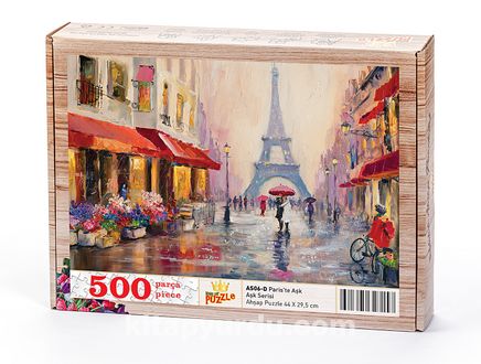 Paris'te Aşk Ahşap Puzzle 500 Parça (AS06-D)