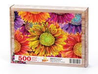 Krizantemler Ahşap Puzzle 500 Parça (BC04-D)