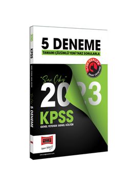 2023 KPSS Genel Kültür Genel Yetenek Tamamı Çözümlü Son Çıkış 5 Deneme Sınavı