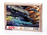 Uzay Filosu ve Satürn Ahşap Puzzle 500 Parça (BK02-D)