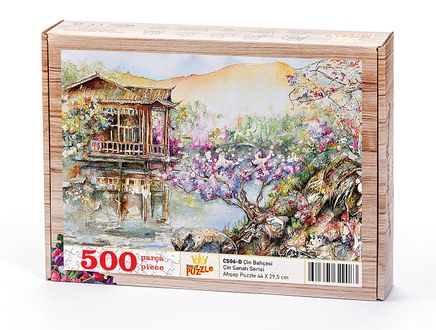 Çin Bahçesi Ahşap Puzzle 500 Parça (CS06-D)