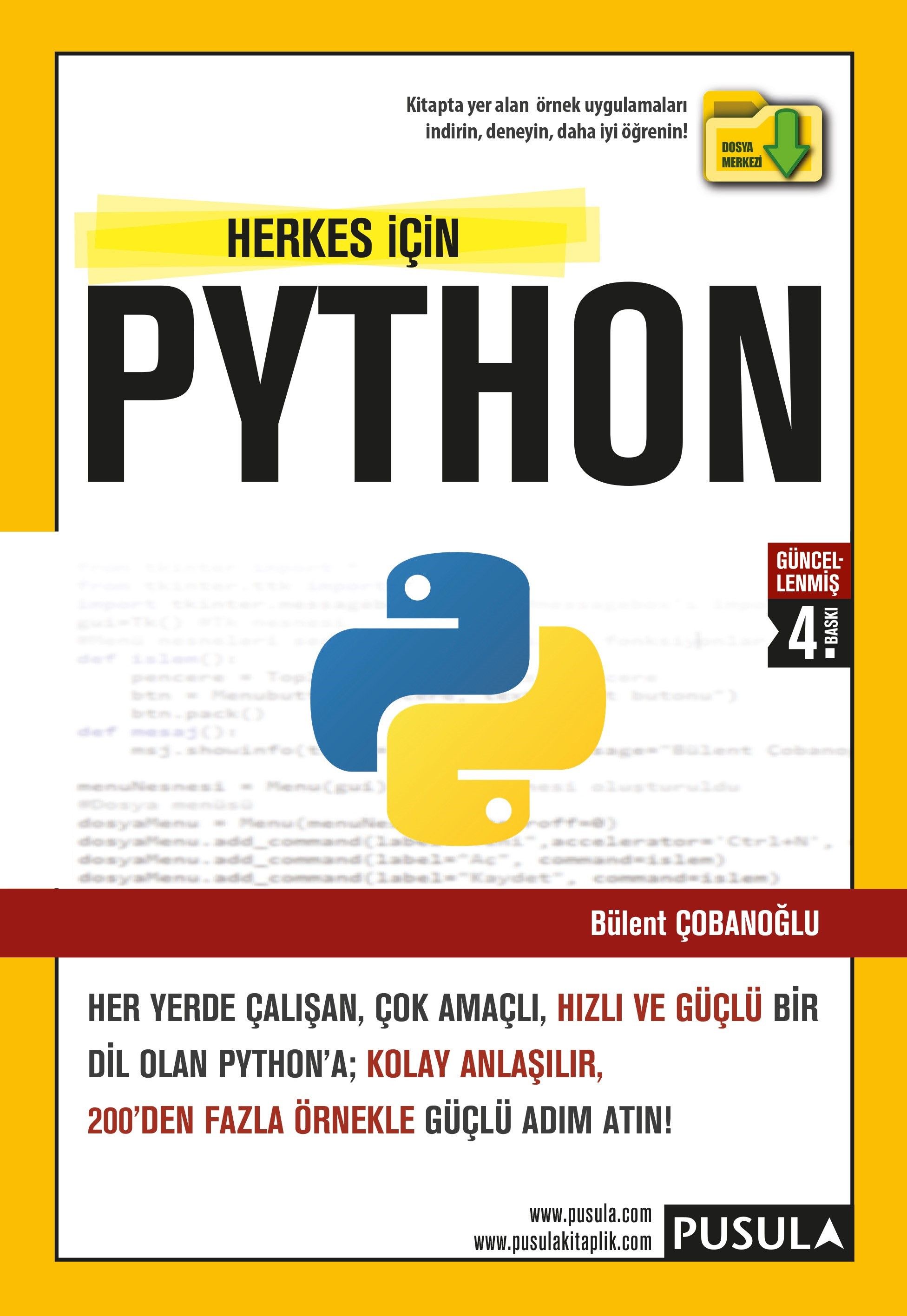 Herkes İçin Python (Bülent Çobanoğlu) Fiyatı, Yorumları, Satın Al