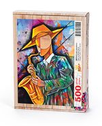 Kubik Saksafoncu Ahşap Puzzle 500 Parça (DM10-D)
