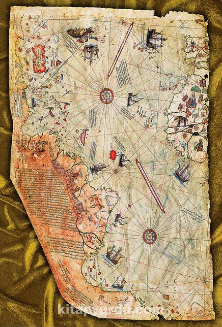 Piri Reis Haritası Ahşap Puzzle 500 Parça (HR02-D)