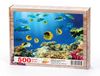 Tropikal Balıklar Ahşap Puzzle 500 Parça (HV06-D)