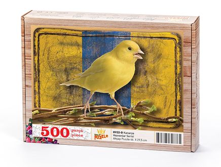 Kanarya Ahşap Puzzle 500 Parça (HV22-D)