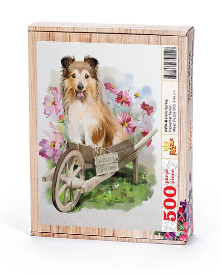 Hello Spring Ahşap Puzzle 500 Parça (HV34-D)