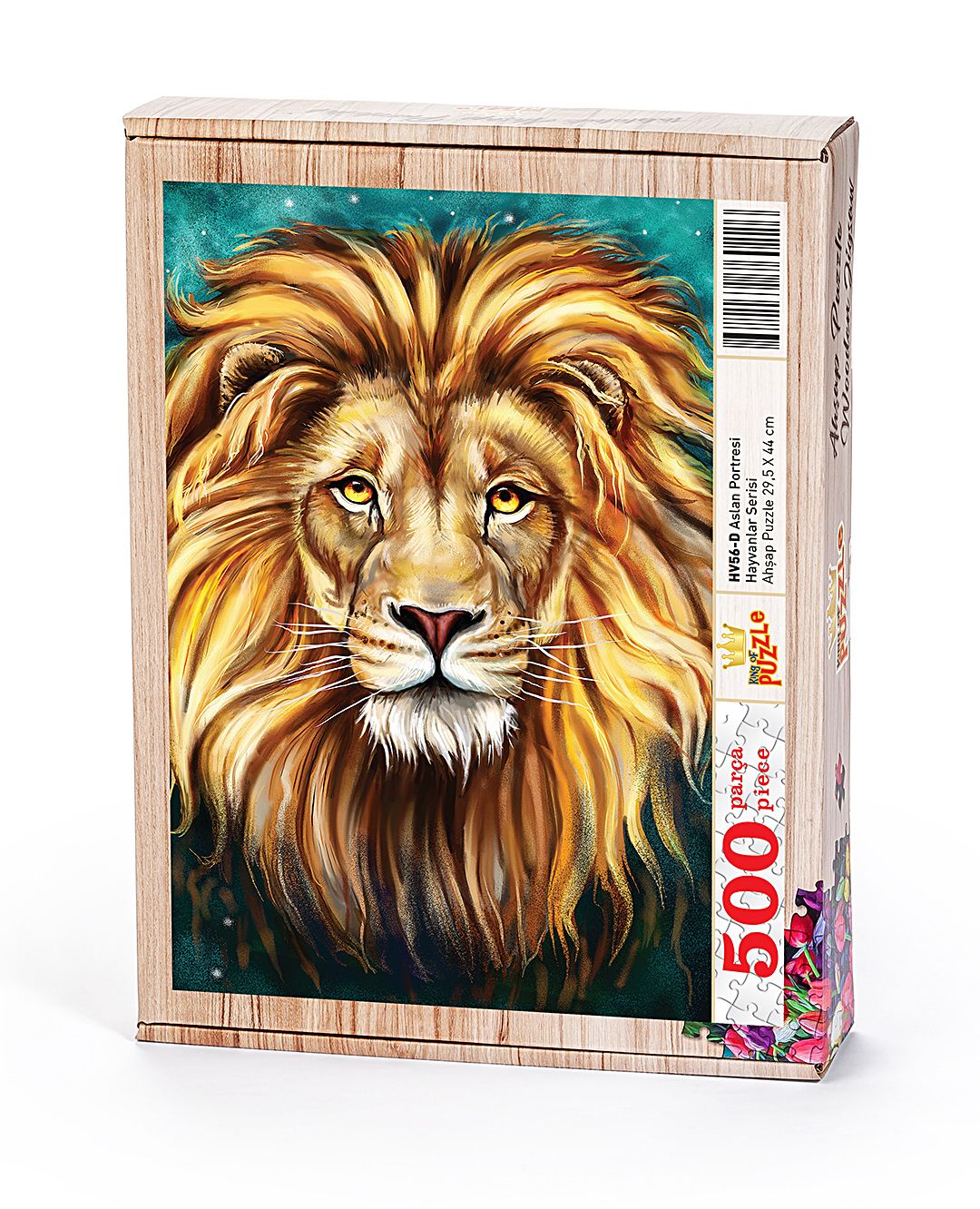 Aslan Portresi Ahşap Puzzle 500 Parça (HV56-D) - Fiyatı, Yorumları