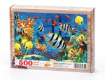 Tropik Balıklar ve Batık Ahşap Puzzle 500 Parça (HV66-D)