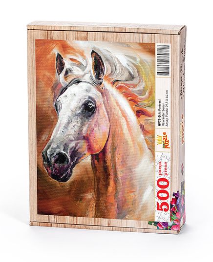At Portresi Ahşap Puzzle 500 Parça (HV72-D)