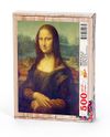 Mona Lisa - Leonardo da Vinci Ahşap Puzzle 500 Parça (KR06-D)