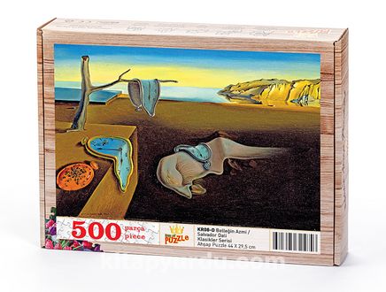 Belleğin Azmi - Salvador Dali Ahşap Puzzle 500 Parça (KR08-D)