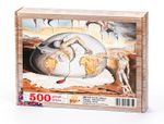 Yeni Bir Adamın Doğuşu / Salvador Dali Ahşap Puzzle 500 Parça (KR12-D)