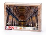 Trinity Kolej Kütüphanesi Ahşap Puzzle 500 Parça (KT04-D)