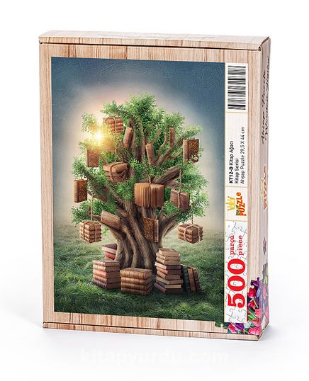 Kitap Ağacı Ahşap Puzzle 500 Parça (KT12-D)