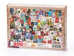Kitap Kolaj Ahşap Puzzle 500 Parça (KT14-D)