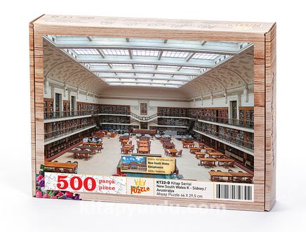 New South Wales Kütüphanesi - Sidney - Avustralya	Ahşap Puzzle 500 Parça (KT22-D)