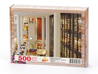 British Library Kütüphanesi - Londra / İngiltere Ahşap Puzzle 500 Parça (KT24-D)