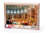Kanada Parlamento Kütüphanesi - Ottawa / Kanada Ahşap Puzzle 500 Parça (KT40-D)