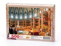 Kanada Parlamento Kütüphanesi - Ottawa / Kanada Ahşap Puzzle 500 Parça (KT40-D)