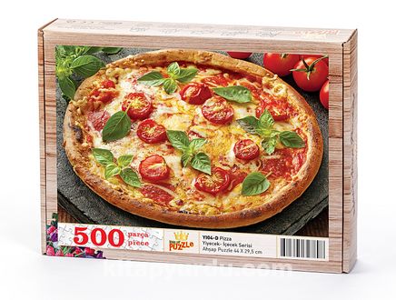 Pizza Ahşap Puzzle 500 Parça (YI04-D)