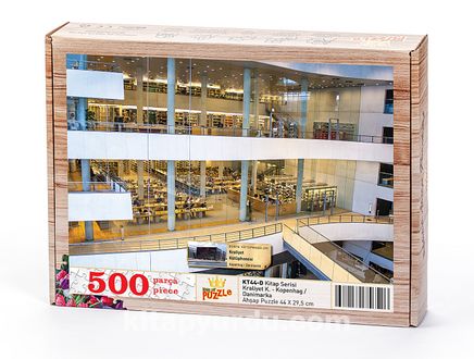 Kraliyet Kütüphanesi - Kopenhag / Danimarka Ahşap Puzzle 500 Parça (KT44-D)