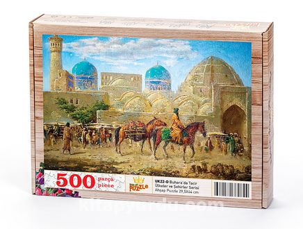 Buhara'da Tacir Ahşap Puzzle 500 Parça (UK22-D)