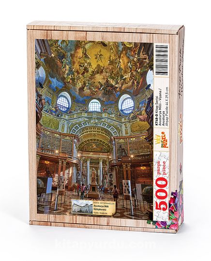 Avusturya Milli - Viyana - Avusturya Ahşap Puzzle 500 Parça (KT48-D)