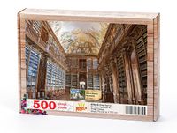 Strahov Manastır Kütüphanesi - Prag / Çekya Ahşap Puzzle 500 Parça (KT54-D)