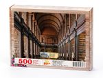 Trinity College Kütüphanesi - Dublin / İrlanda Ahşap Puzzle 500 Parça (KT58-D)