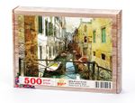 Kanal Venedik Ahşap Puzzle 500 Parça (UK16-D)
