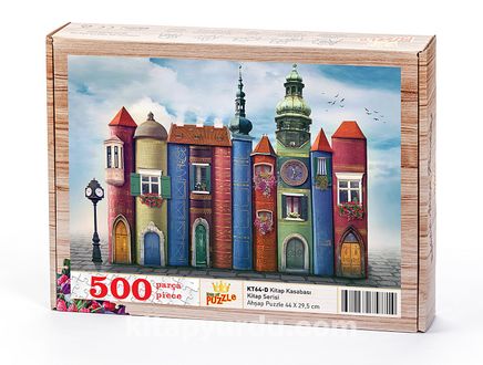 Kitap Kasabası Ahşap Puzzle 500 Parça (KT64-D)