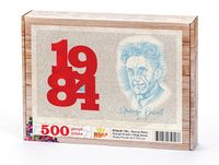 1984 - Roman Metni - George Orwell Ahşap Puzzle 500 Parça (KT66-D)