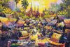 Su Kenarında Yaşam Tayland Ahşap Puzzle 500 Parça (UK10-D)