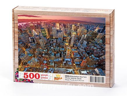 Manhathan New York Ahşap Puzzle 500 Parça (UK08-D)