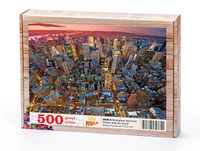Manhathan New York Ahşap Puzzle 500 Parça (UK08-D)