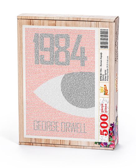 1984 - Roman Kapağı Metnili	Ahşap Puzzle 500 Parça (KT72-D)